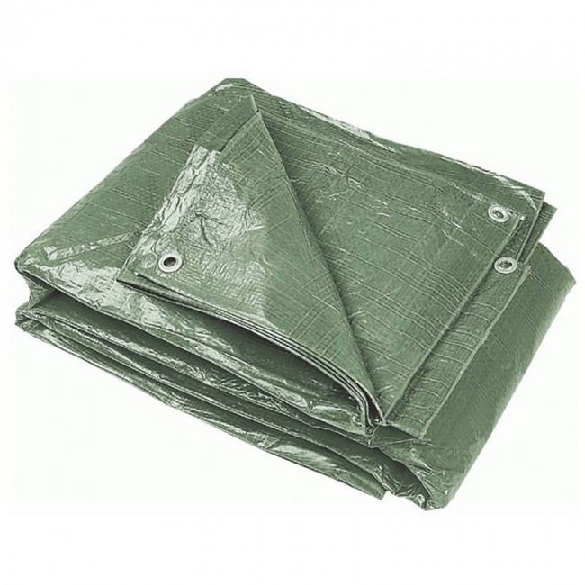 Bormann BTR2040 Πράσινος Αδιάβροχος Μουσαμάς 60gr/m² 4x6m Ελαφρού Τύπου *