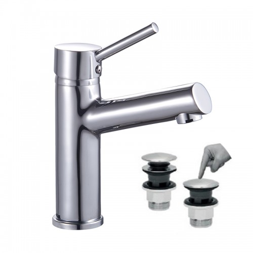 BORMANN BTW3405 Μπαταρία Νιπτήρα Eva 35mm,  Αναμεικτική,  Με Pop Up 750G *