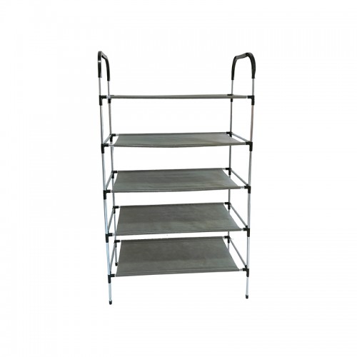 BORMANN Elite BPC2260 Παπουτσοθήκη Με 5 Ραφια,Υφασμάτικη Και Μεταλλικό Σκελετό, 58x28x98cm *