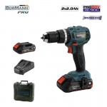BORMANN Pro BBP5144 Σετ Δραπανοκατσάβιδο Compact,Brushless μπαταρίας 20V,Li-Ion με 2 Ταχύτητες  *