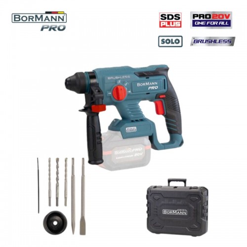 BORMANN Pro BBP5300 Πνευματικό Σκαπτικό Μπαταρίας SDS-Plus Brushless 20V SOLO *
