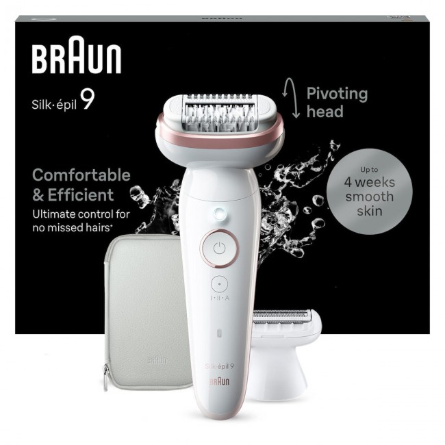Braun Silk-epil 9 Αποτριχωτική Μηχανή Epilator για το Σώμα SES9-030 Braun Silk-epil 9 Αποτριχωτική Μηχανή Epilator για το Σώμα SES9-030