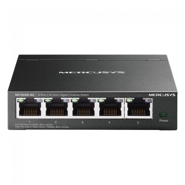 Mercusys MS105GS-M2 Switch με 5 Θύρες Ethernet Mercusys MS105GS-M2 Switch με 5 Θύρες Ethernet