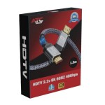 ATC HDMI 2.1 Ultra High Speed 48Gbps 4K 120Hz HDR VRR Cable HDMI male - HDMI male 1.5m Μαύρο 02.001.0104