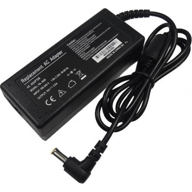 ATC Universal Τροφοδοτικό 19V 2.5A με Ισχύ 60W 6.5 x 4.4mm (For LG Monitors) (05.007.0058)