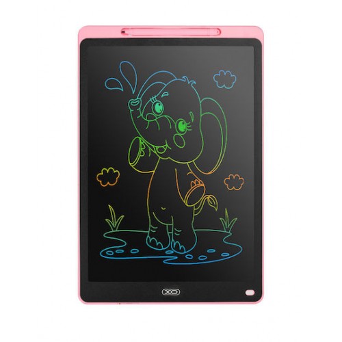 XO V02 LCD Tablet Σημειώσεων/ Ζωγραφικής 16" Ροζ (16-001-0145) 