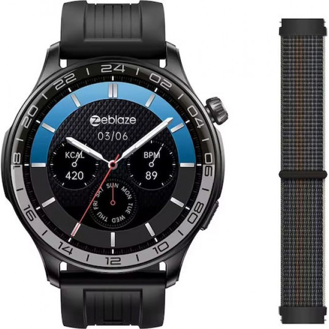 ZEBLAZE Btalk 4 Pro smartwatch, heart rate, 1.43 AMOLED, μαύρο ZEBLAZE Btalk 4 Pro smartwatch, heart rate, 1.43 AMOLED, μαύρο