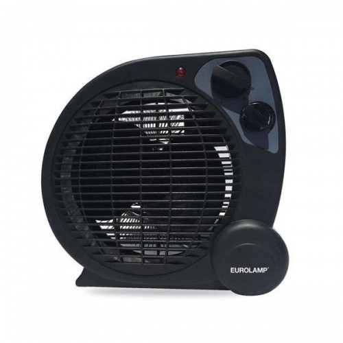 Eurolamp 300-41205 Αερόθερμο Δωματίου Δαπέδου Μαύρο 2000W