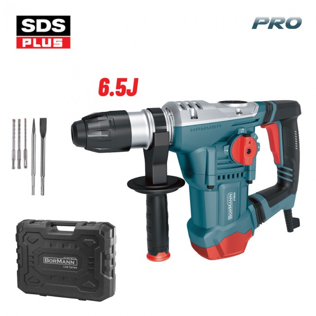 Bormann Pro BPH4510 Κρουστικό Σκαπτικό Πιστολέτο Ρεύματος 1800W με Υποδοχή SDS Plus *