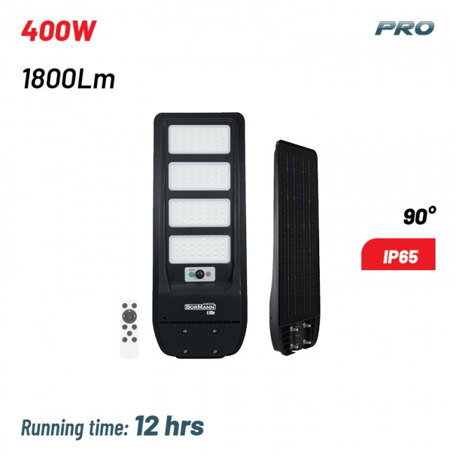 BORMANN BLF3400 Ηλιακό Φωτιστικό Δρόμου Led 100W, Αδιάβροχο Με Φωτοβολταϊκό Πάνελ, 6V/15W * BORMANN BLF3400 Ηλιακό Φωτιστικό Δρόμου Led 100W, Αδιάβροχο Με Φωτοβολταϊκό Πάνελ, 6V/15W *