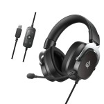 QCY Heroad VT200 Pro Over Ear Gaming Headset με σύνδεση USB Black για PC / PS4 / PS5