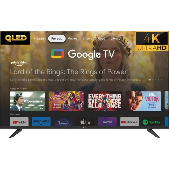 F&U FLG43145QL Smart Τηλεόραση 43" 4K UHD QLED HDR (2025) *
