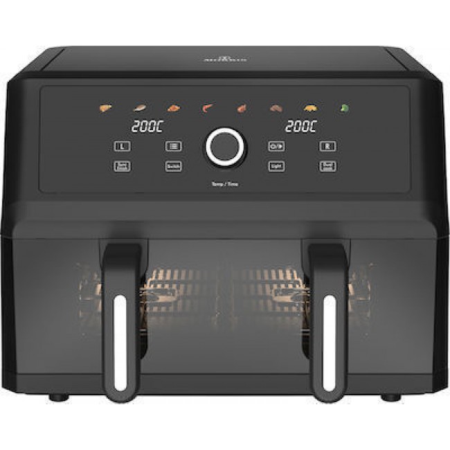 Morris MAF-1106C Air Fryer με Διπλό Αποσπώμενο Κάδο 10.4lt Μαύρο *