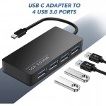 ATC Μετατροπέας USB C Docking Station Hub 4 σε 1 USB 3.1 Type C σε 4 Θύρες USB 3.0 06.004.0070