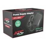 ATC Universal Τροφοδοτικό 12V 3A με Ισχύ 36W (05.007.0032)