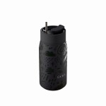 Estia 01-42943 Lens Save The Aegean Ποτήρι Θερμός Ανοξείδωτο BPA Free 360ml Noir Echo με Καλαμάκι *