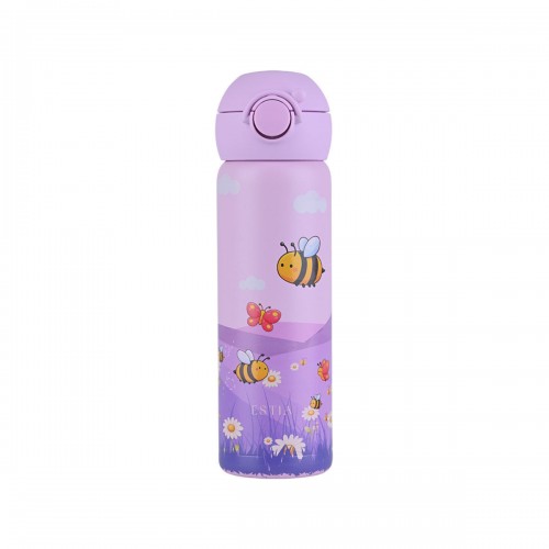 Estia 01-43681 Wonder Bottle Save The Aegean Ανοξείδωτο Παιδικό Παγούρι Θερμός με Καλαμάκι Non Spill Garden Friends 500ml *