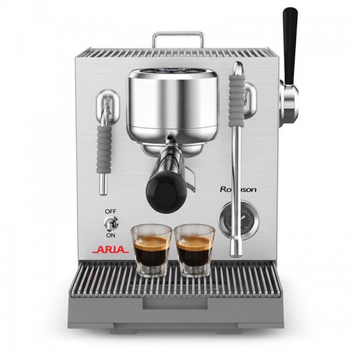 Rohnson R-98350 Χειροκίνητη Μηχανή Espresso 3000W Πίεσης 20bar Ασημί