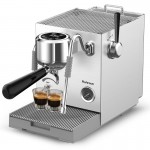 Rohnson R-98350 Χειροκίνητη Μηχανή Espresso 3000W Πίεσης 20bar Ασημί