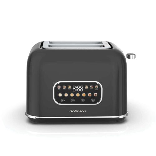ROHNSON R-2224 INOX-ΜΑΥΡΗ ΦΡΥΓΑΝΙΕΡΑ 2 ΘΕΣΕΩΝ 900W