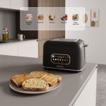 ROHNSON R-2224 INOX-ΜΑΥΡΗ ΦΡΥΓΑΝΙΕΡΑ 2 ΘΕΣΕΩΝ 900W