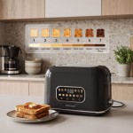 ROHNSON R-2224 INOX-ΜΑΥΡΗ ΦΡΥΓΑΝΙΕΡΑ 2 ΘΕΣΕΩΝ 900W