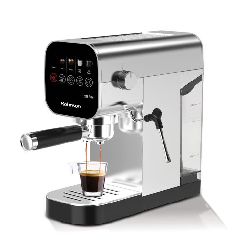 ROHNSON R-98110 ΑΥΤΟΜΑΤΗ ΜΗΧΑΝΗ ESPRESSO 1350W ΠΙΕΣΗΣ 20BAR ΑΣΗΜΙ