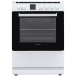 United UFV-68287TP Κουζίνα 69lt με Κεραμικές Εστίες Π60εκ. Λευκή *