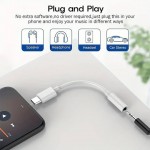 POWERTECH CAB-UC084 λευκός αντάπτορας USB-C σε 3.5mm POWERTECH CAB-UC084 λευκός αντάπτορας USB-C σε 3.5mm