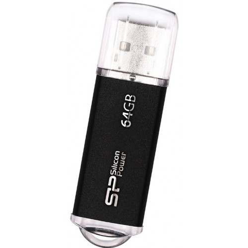 SILICON POWER SP064GBUF2M01V1K USB Flash Drive Ultima II-I, 64GB, USB 2.0, μαύρο