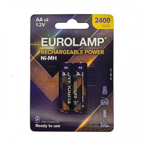 Eurolamp 147-24210 Επαναφορτιζόμενες Μπαταρίες AA Ni-MH 2400mAh 1.2V 2τμχ