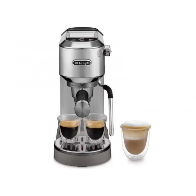 De'Longhi EC890.M Dedica Duo Μηχανή Espresso 1450W Πίεσης 15bar Silver De'Longhi EC890.M Dedica Duo Μηχανή Espresso 1450W Πίεσης 15bar Silver