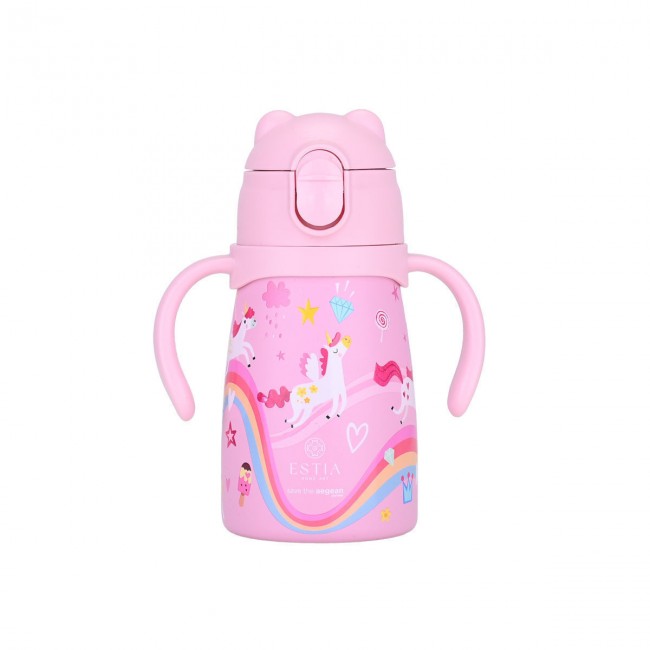 Estia 01-34221 Bubble Bottle Save The Aegean Παιδικό Παγούρι Θερμός Μονόκερος Ανοξείδωτο με Pop-Up Καπάκι Non Spill Rainbow Dreams 300ml * Estia 01-34221 Bubble Bottle Save The Aegean Παιδικό Παγούρι Θερμός Μονόκερος Ανοξείδωτο με Pop-Up Καπάκι Non Spill Rainbow Dreams 300ml *