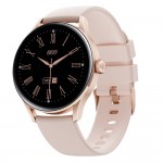 QCY Watch Elite S11 Pink Gold - Small metal 1,19" AMODEL Fashion BT Call IPX8 Waterproof 7Day always QCY