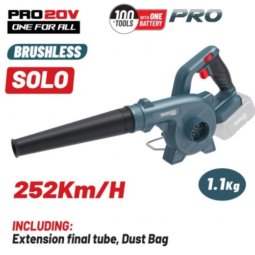 Bormann BBP5365 Φυσητήρας Χειρός Μπαταρίας 20V Solo με Μέγιστη Ταχύτητα Αέρα 252km/h *