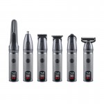 Primo PRMG-40568 Σετ ανδρικής περιποίησης 15σε1 Επαναφ 150M Digital IPX6 Ανθρακί