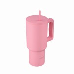 ESTIA 01-41526 ΘΕΡΜΟΣ STRAW TUMBLER XL SAVE THE AEGEAN 900ml ROSE *