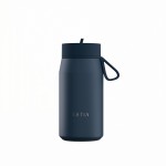 Estia 01-42677 Pulse Save The Aegean Ανακυκλώσιμο Μπουκάλι Θερμός Ανοξείδωτο BPA Free 360ml Indigo *