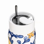 Estia 01-42899 Lens Save The Aegean Μπουκάλι Θερμός Ανοξείδωτο BPA Free 360ml Amalfi Coast *