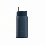 Estia 01-42790 Lens Save The Aegean Μπουκάλι Θερμός Ανοξείδωτο BPA Free 360ml Indigo με Καλαμάκι *