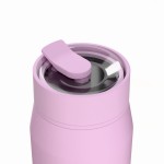 Estia 01-42813 Lens Save The Aegean Μπουκάλι Θερμός Ανοξείδωτο BPA Free 360ml Lavender με Καλαμάκι *