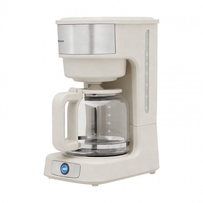 Primo PRCM-40580 Memories Καφετιέρα Φίλτρου 950W 1.5L 12φλ Ivory-Inox