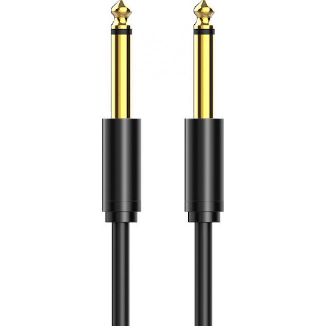 CABLETIME καλώδιο ήχου 6.35mm AV323-11G, 15m, μαύρο