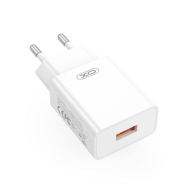 XO L127 Fast Charging Charger USB-A QC18W 16.006.0234 XO L127 Fast Charging Charger USB-A QC18W 16.006.0234
