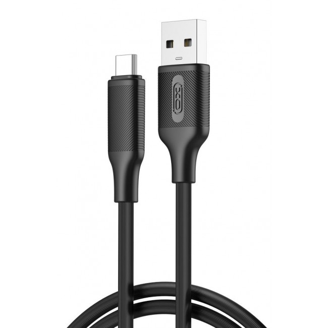 XO NB265 USB 2.0 Cable USB-C male - USB-A 15W Μαύρο 1m 16.005.0325