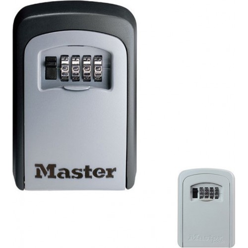 Master Lock Επιτοίχια Κλειδοθήκη Συνδυασμού Μεταλλική με Ροδέλα Συνδυασμού 8.5x3.5x11.5cm 540100112