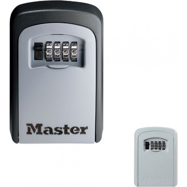 Master Lock Επιτοίχια Κλειδοθήκη Συνδυασμού Μεταλλική με Ροδέλα Συνδυασμού 8.5x3.5x11.5cm 540100112