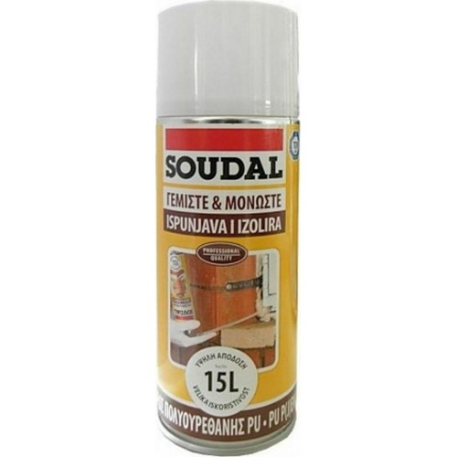 Soudal Fill & Fix Foam Αφρός Πολυουρεθάνης Χειρός Υψηλής Διόγκωσης 300ml 122998142