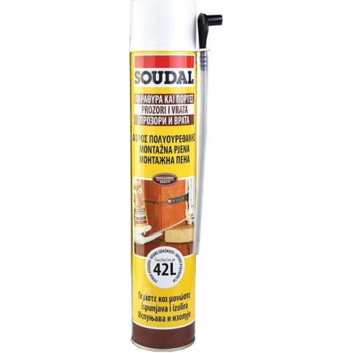 Soudal Fill & Fix Foam 42l Αφρός Πολυουρεθάνης Χειρός Υψηλής Διόγκωσης 750ml 122996142