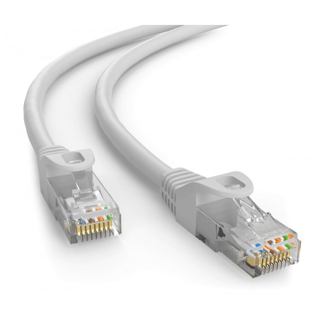 Powertech CAB-N418 U/UTP Cat.6 (Gigabit) Καλώδιο Δικτύου Ethernet 5m Γκρι